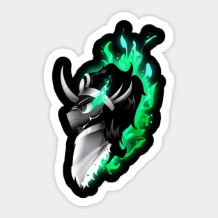 King Sombra - Green Sticker